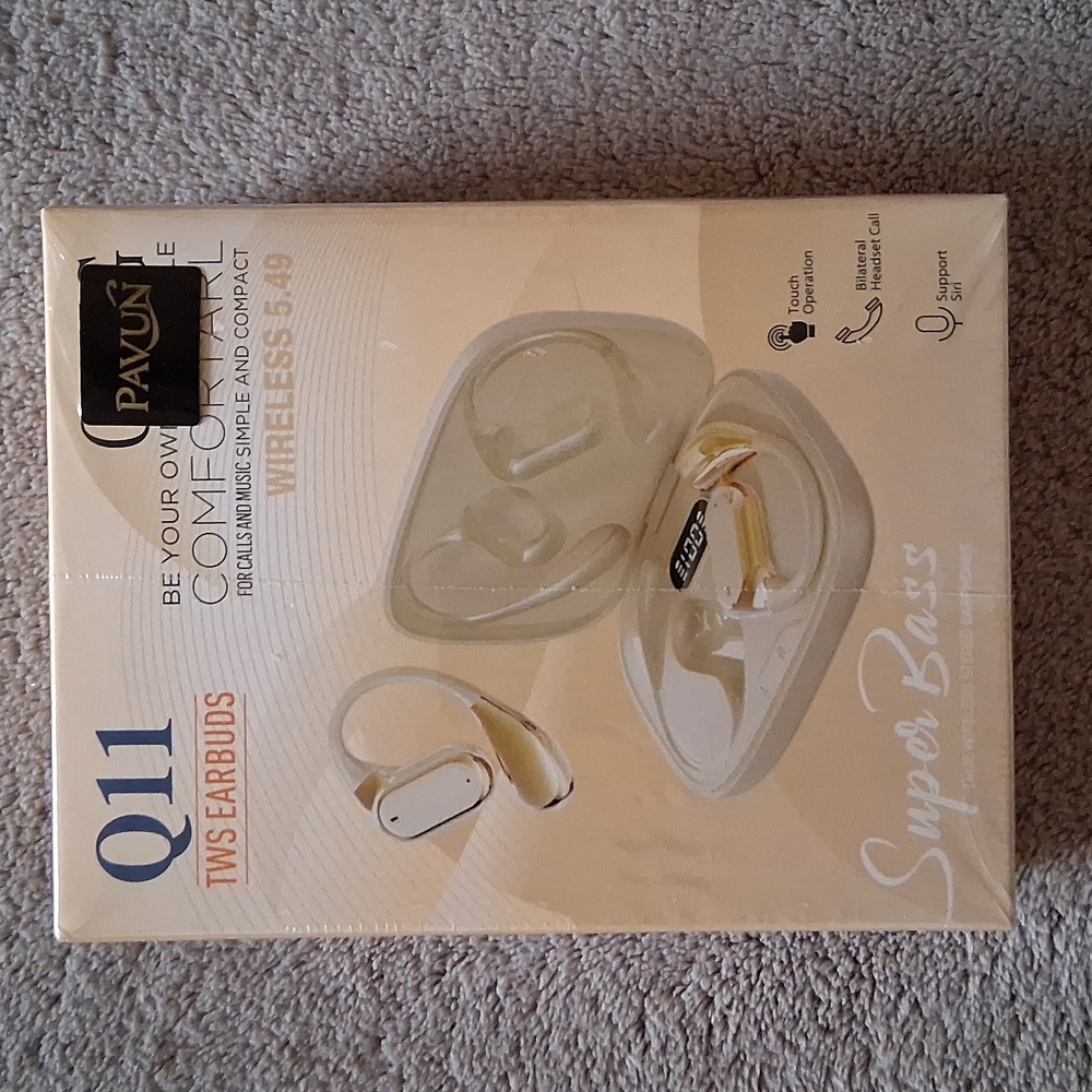Pavun Q11 TWS Earbuds, NWT